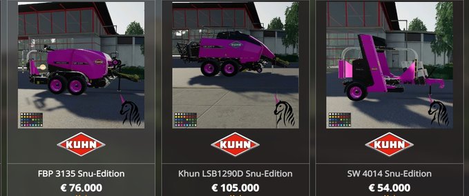 Kuhn Bale Pack Snu Edition Mod Image