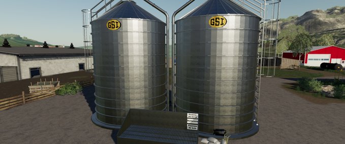 Gebäude mit Funktion Silo GSI Landwirtschafts Simulator mod