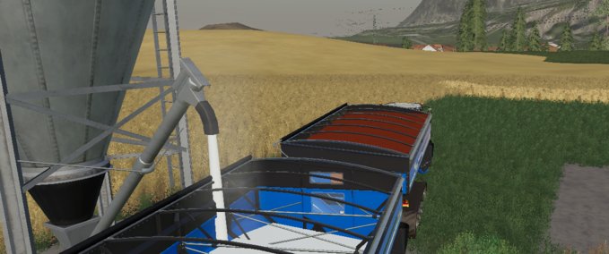 Überladewagen Haul Master mit Anhängerkupplung Landwirtschafts Simulator mod