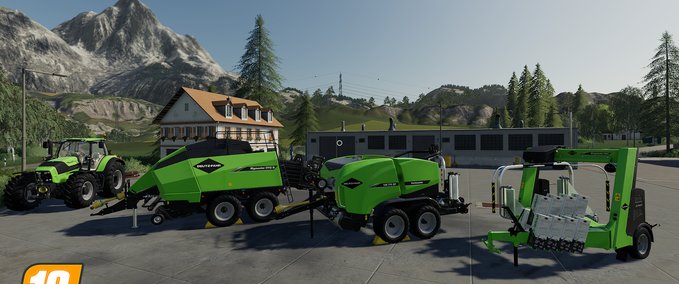 Pressen Deutz-Fahr BaleMaster Set Landwirtschafts Simulator mod