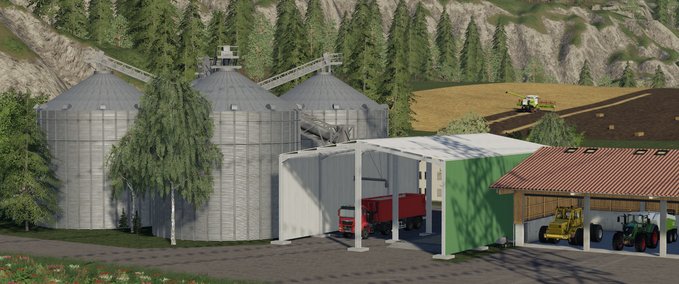Gebäude mit Funktion Große Siloanlage Landwirtschafts Simulator mod