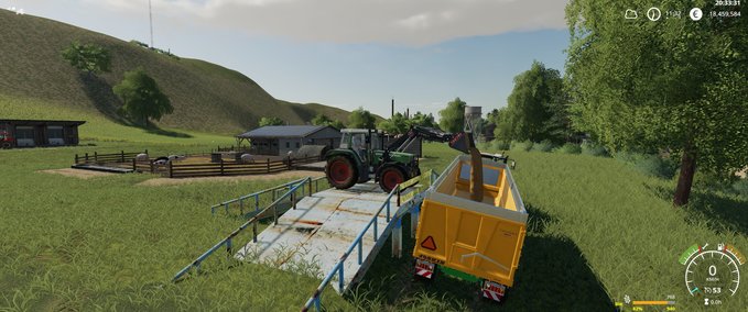 Platzierbare Objekte Dreiachsige Rampe Landwirtschafts Simulator mod