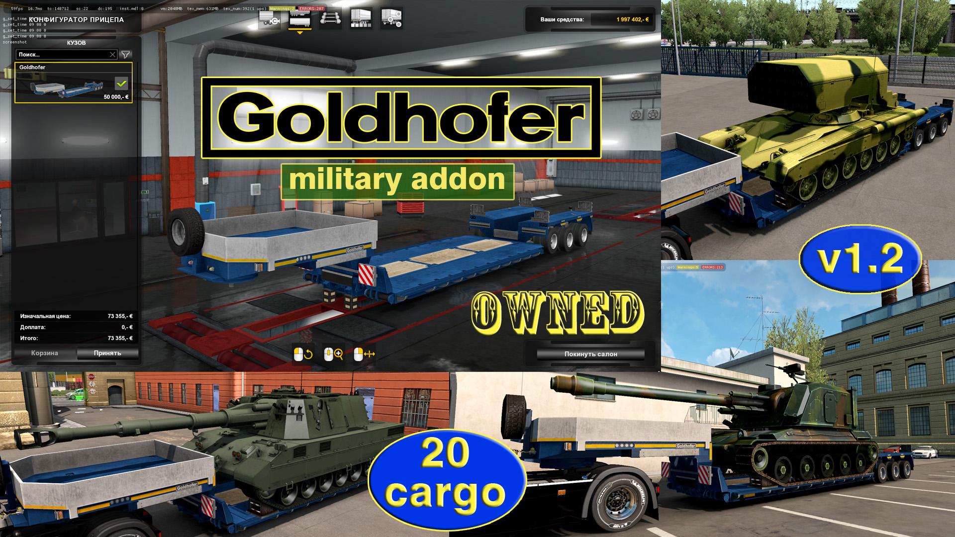MILITARY ADDON FOR OWNABLE TRAILER GOLDHOFER V1.0 thumbnail 10