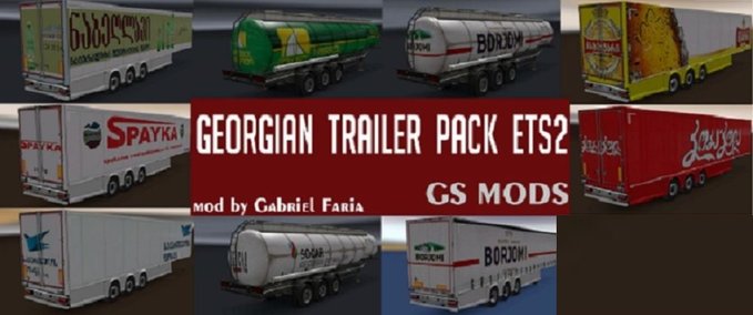 Trailer Georgian Trailer Pack 1.33.x Eurotruck Simulator mod