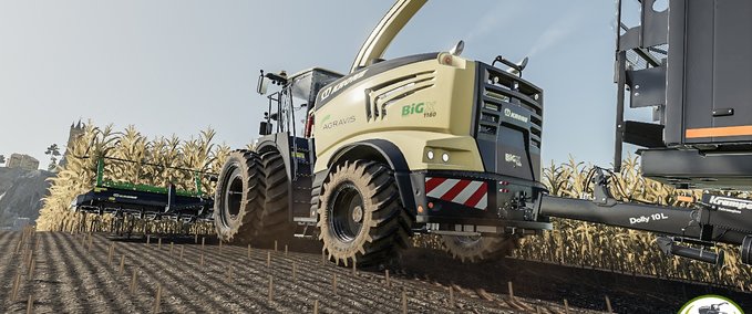 Krone Krone BigX 1180 By Agrar eG Oberberg Landwirtschafts Simulator mod
