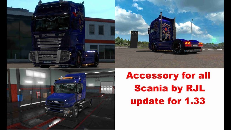 positur støj Takt ETS 2: DLC Package for Scania by RJL [1.33] v update auf 1.33 Scania Mod  für Eurotruck Simulator 2