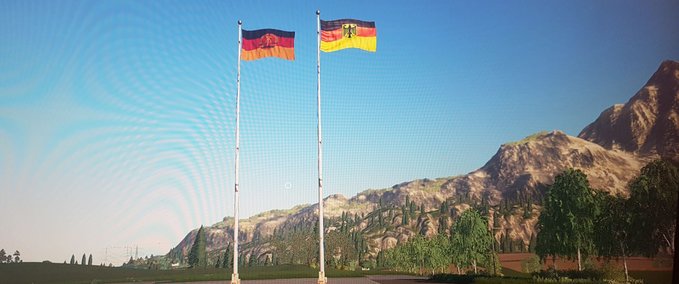 Platzierbare Objekte Germany DDR FLAGGE  Landwirtschafts Simulator mod