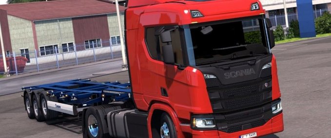 Scania Low Chassis für Scania R&S 1.33.x Eurotruck Simulator mod