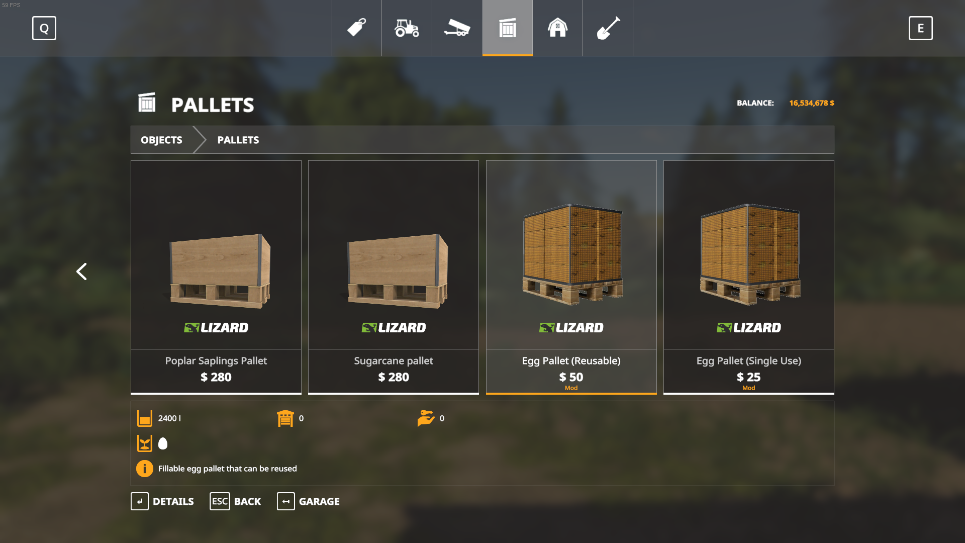 Purchasable Egg Pallet - Thumbnail 1