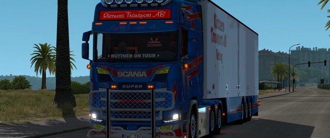 Scania RÜTTNERS TRANSPORT SCANIA 1.32X - 1.33.X Eurotruck Simulator mod