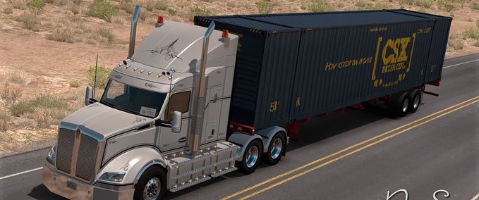 Trucks KENWORTH T610 [UPD 23.12.18] 1.33.X American Truck Simulator mod