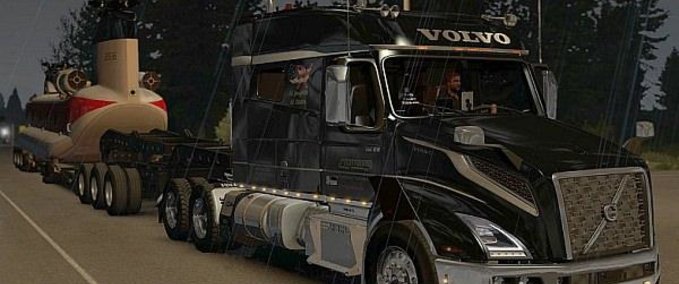 Anbauteile Tuning für Volvo VNL 2018 1.33.x American Truck Simulator mod