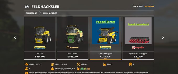 Pappel Ernter Pack Mod Image