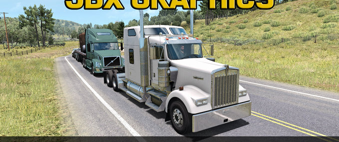 Mods [ATS] JBX Grafik – Komplettpaket (10-1-2019) American Truck Simulator mod
