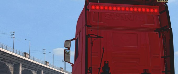 Scania LKW-Rückwand Paket für Scania S&R 2016 von DimDoum87x 1.33.x Eurotruck Simulator mod