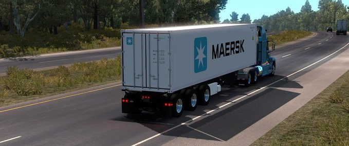 Trailer REEFER CONTAINER 1.33.X American Truck Simulator mod