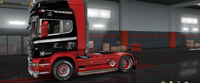 Skins JBI Scania Streamline Skin Eurotruck Simulator mod