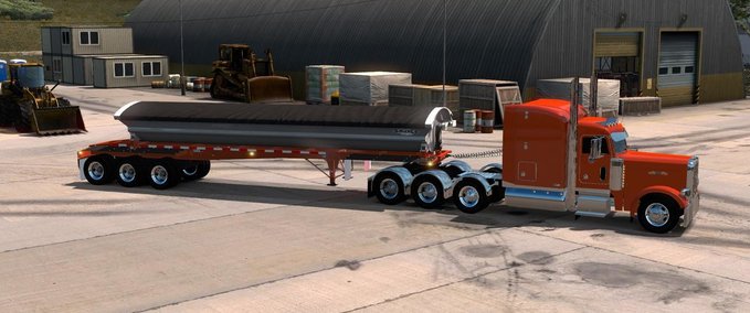 Trailer BESITZBARER SMITHCO SIDE DUMP 1.33.X American Truck Simulator mod
