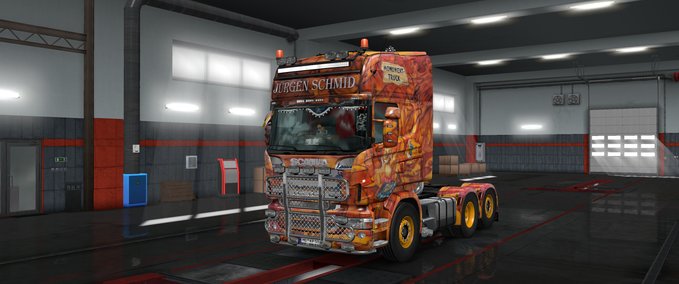 Skins Herpa Monument Truckskin für Scania Topline von RJL Eurotruck Simulator mod