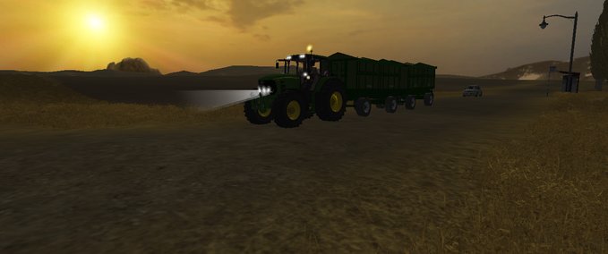 Verkehr John Deere 7530 Premium + 2x Krone (verkehr) Landwirtschafts Simulator mod