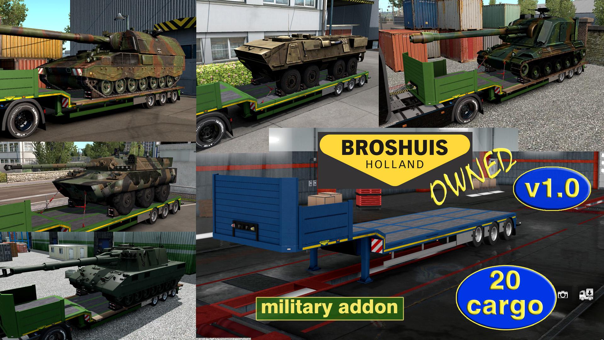 MILITARY ADDON FOR OWNABLE TRAILER BROSHUIS V1.0 1.33.X thumbnail 8