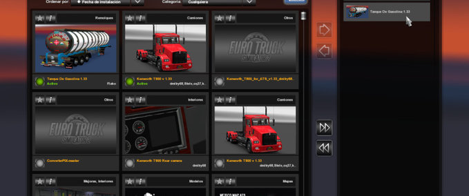 Trailer Tankanhänger Gasolina 1.33.x American Truck Simulator mod