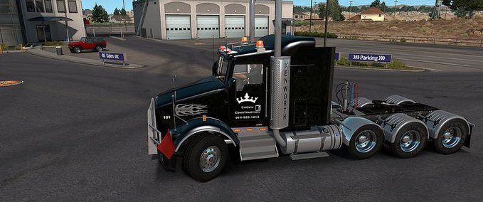 Trucks [ATS] KENWORTH T800 VON DMITRY68 1.33.X American Truck Simulator mod