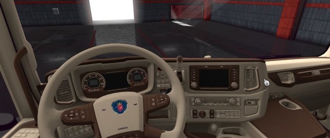 Scania Scania S Lux Interieur 1.33.x Eurotruck Simulator mod