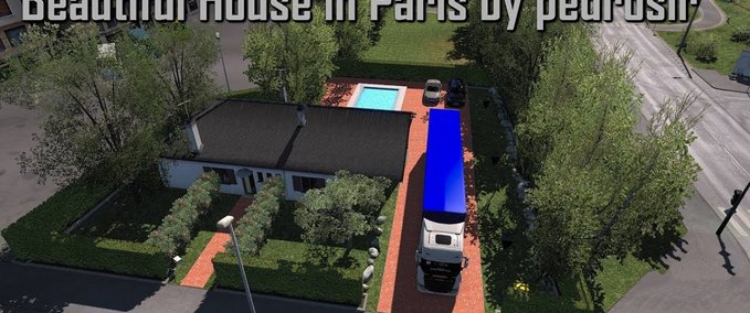 Maps Haus in Paris (FR) von pedrosir 1.33.x Eurotruck Simulator mod