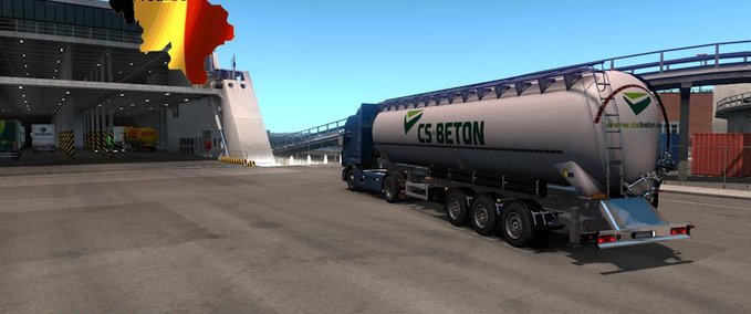 Trailer Zisternenpaket 1.33.x Eurotruck Simulator mod
