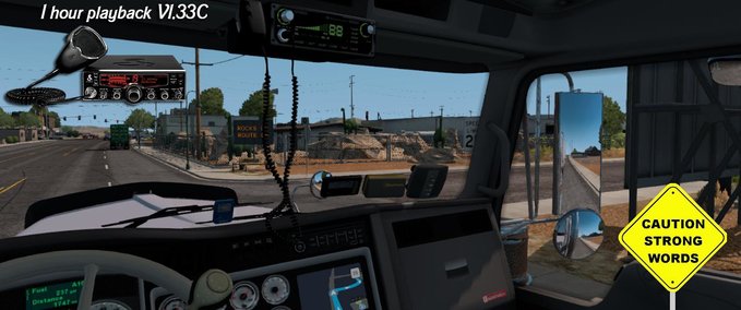 Mods CB CHATTER 2019 von UNCLE D 1.33.X American Truck Simulator mod