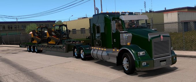 Trailer BESITZBARER TRAILKING DOVETAIL 1.33.X American Truck Simulator mod