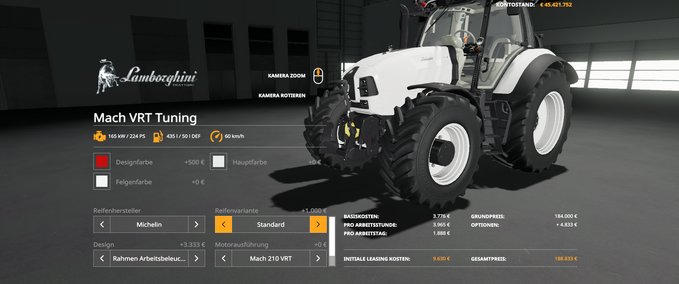 Same & Lamborghini Lamborghini Mach VRT Tuning Landwirtschafts Simulator mod