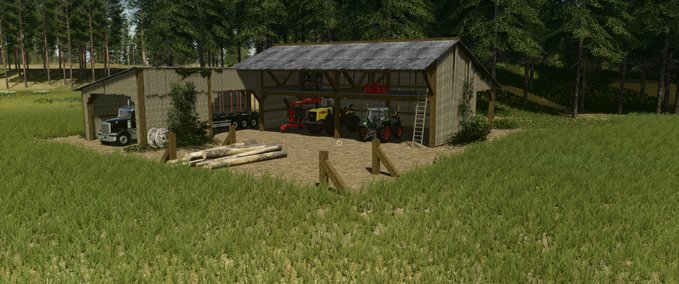 Gebäude Der alte Holzfäller Landwirtschafts Simulator mod