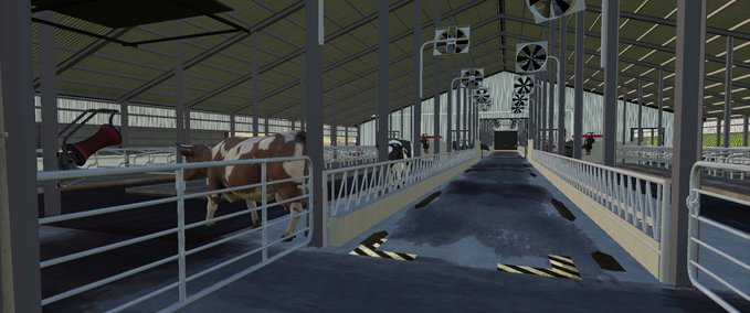Platzierbare Objekte großer Kuhstall (US Version) Landwirtschafts Simulator mod