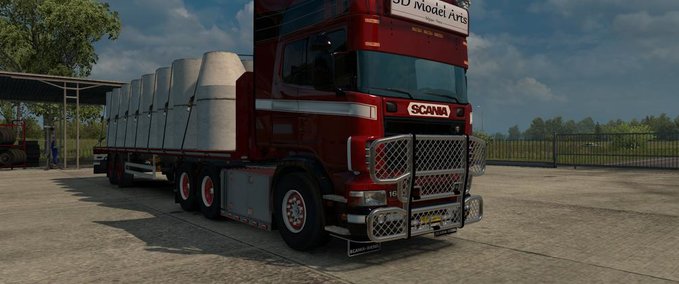 Scania Frontschutz für die SCANIA RJL 4 SERIE 1.33.x Eurotruck Simulator mod
