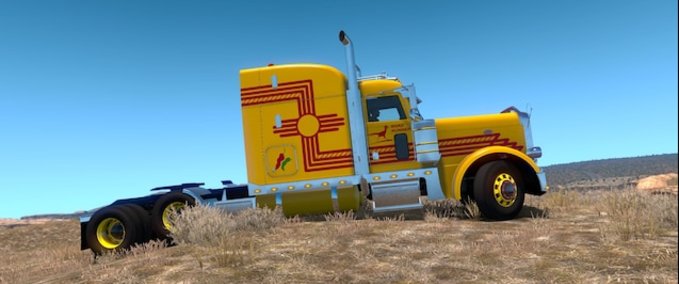 Anbauteile New Mexico Livree Peterbilt 389 American Truck Simulator mod