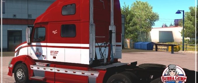 Skins Bubba Gump SCS Volvo VNL Haut American Truck Simulator mod