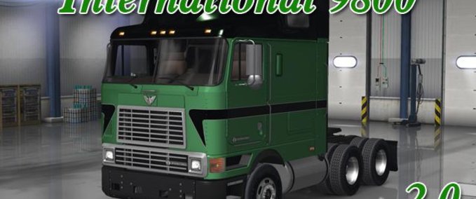 Trucks INTERNATIONAL 9800 [1.34.X] American Truck Simulator mod
