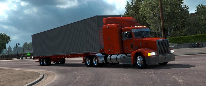 Trailer BESITZBARER 53-FOOT CONTAINER 1.34.X American Truck Simulator mod