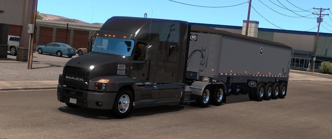 Trailer BESITZBARER  PAC MAC DUMP 1.34.X American Truck Simulator mod