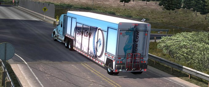 Trailer BESITZBARER BEVERAGE ANHÄNGER 1.34.X American Truck Simulator mod