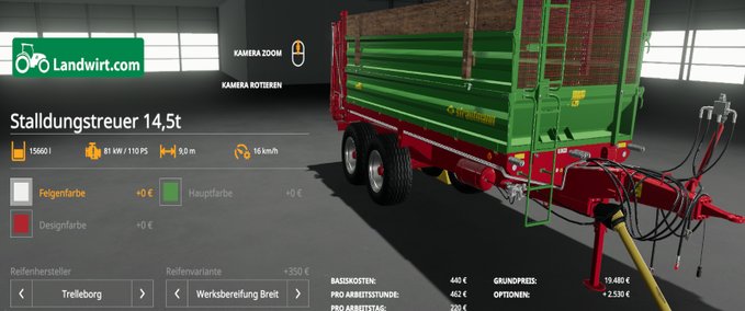 Miststreuer [FBM Team] Miststreuer-Set 14t Landwirtschafts Simulator mod