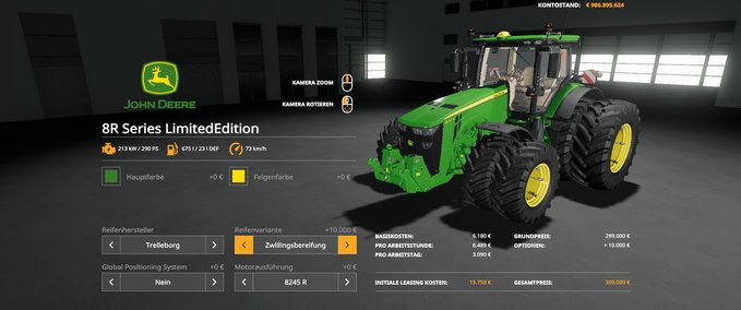 John Deere John Deere Series 8R LimitedEdition Landwirtschafts Simulator mod