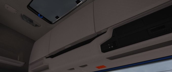 Interieurs Scania 2016 S & R Schwarz / Blaues Interieur 1.34.x Eurotruck Simulator mod