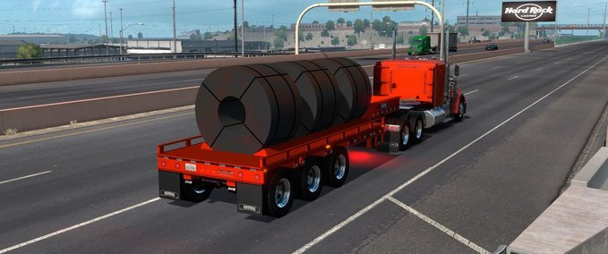 Trailer Besitzbarer Rogers FG65L Coil Anhänger [1.34.x] American Truck Simulator mod