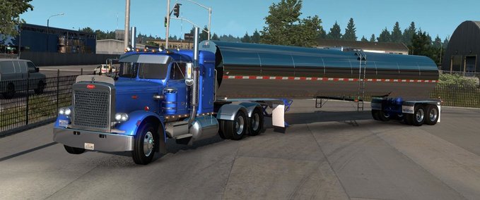 Trailer BESITZBARER TREMCAR MILK TANKER 1.34.X American Truck Simulator mod
