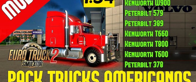 Trucks U.S. LKWs für ETS2 1.34.x Eurotruck Simulator mod
