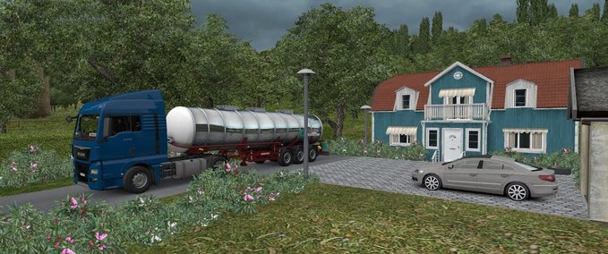 Maps Haus in Wroclaw (PL) 1.34.x Eurotruck Simulator mod