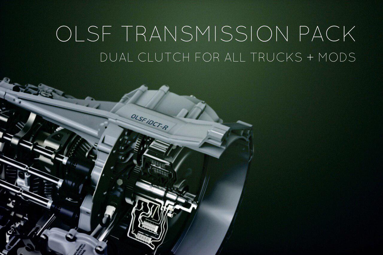 [ATS] Dual Clutch Transmission Pack 10 for all Trucks + mods by OLSF 1.34.x